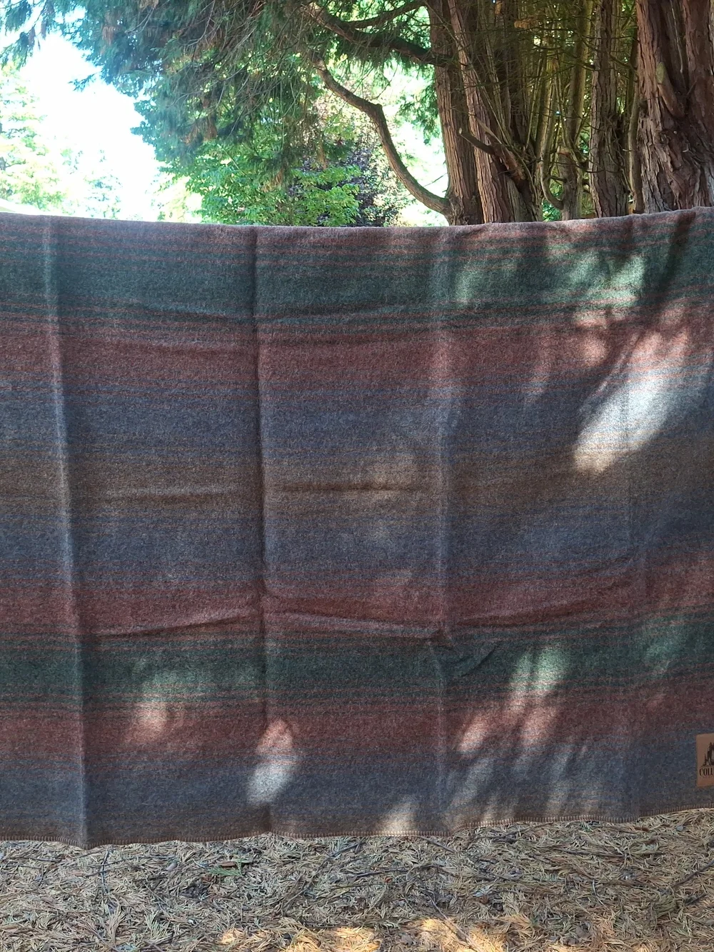 Pendleton x Columbia Wool Blanket Yakima Camp Twin Striped NEW